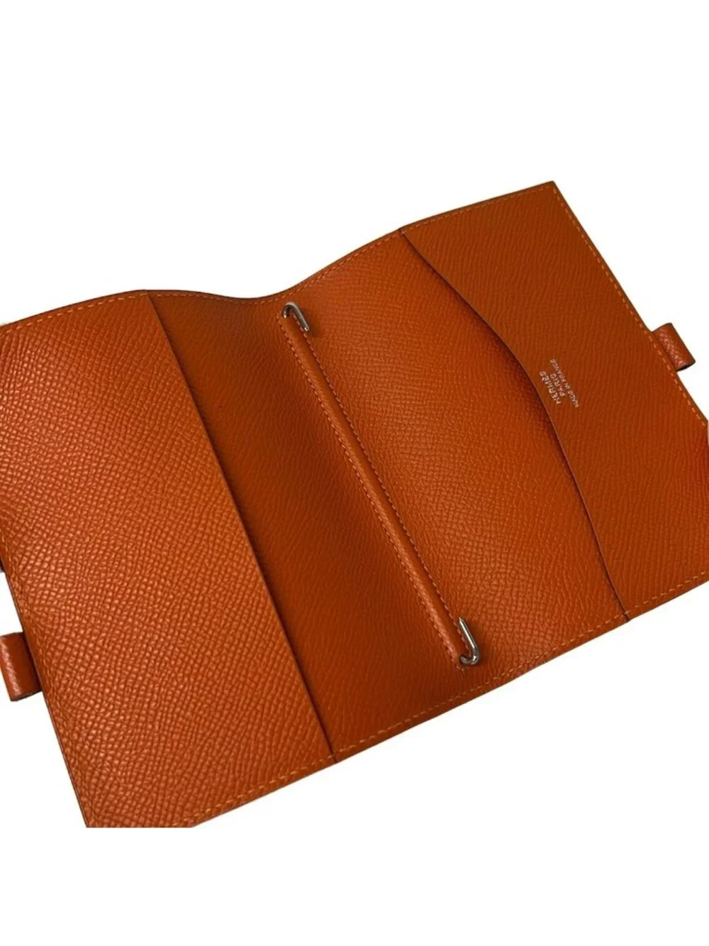Hermes Notebook Agenda GM Orange Poppy